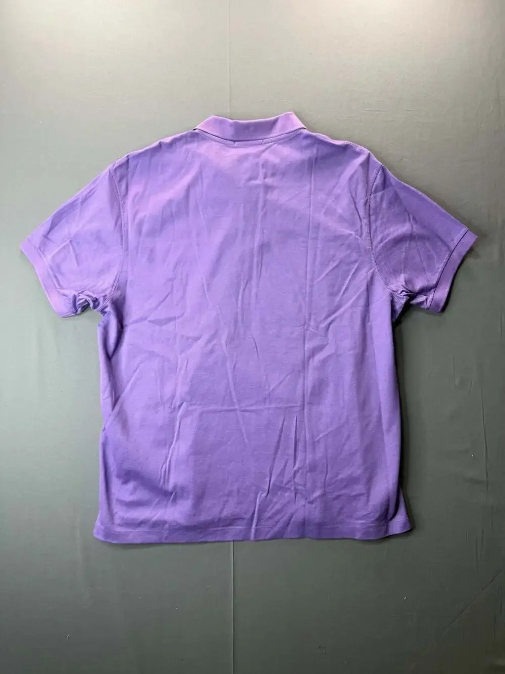 Ralph Lauren Purple Label Pique Polo Shirt Purple Italy XL New with Tags!